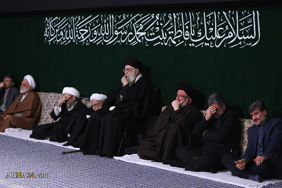 تقرير مصور/ قائد الثورة يحضر الليلة الاولى من مجلس عزاء بمناسبة ذكرى استشهاد السيدة فاطمة الزهراء (ع) 