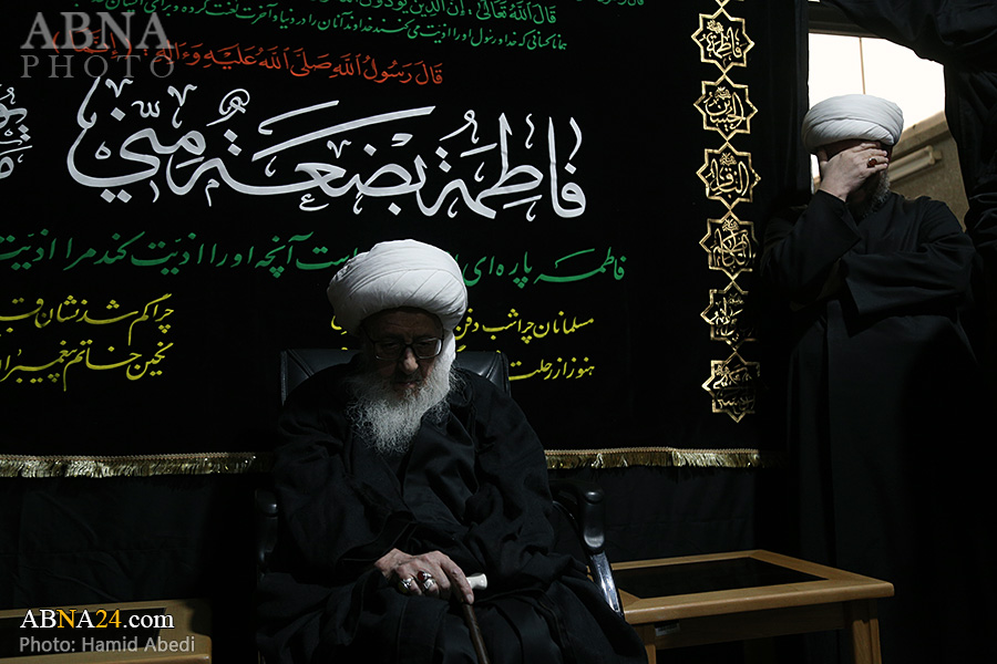تقرير مصور/ آية الله "الخرساني" يشارك في مواكب ومجالس عزاء بمناسبة استشهاد السيدة "فاطمة الزهراء"(ع) 