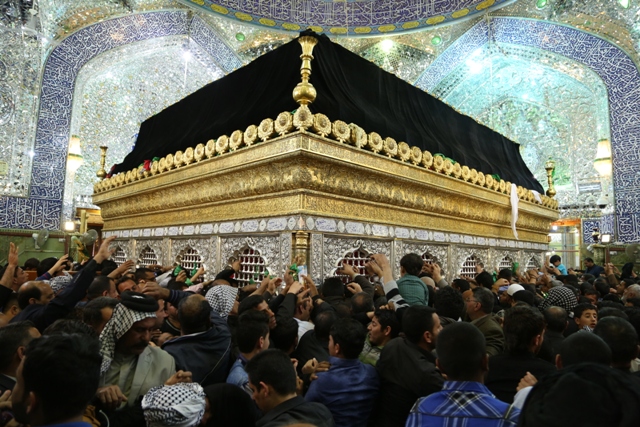 المرقد العلوي المطهر يكتظ بجموع الزائرين في ذكرى شهادة السيدة "فاطمة الزهراء" (ع)+ (صور)