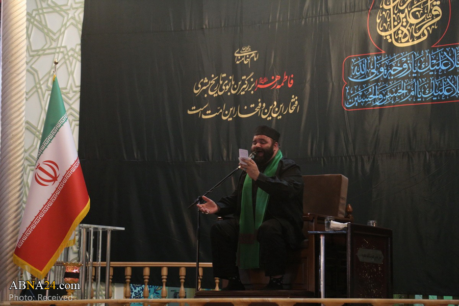 تقرير مصور/ مجلس عزاء بمناسبة استشهاد السيدة "فاطمة الزهراء" (ع) بجوار السيدة "المعصومة"(ع)