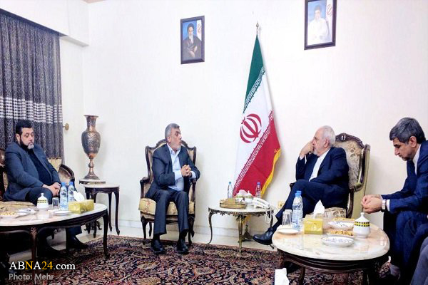 Iran's Zarif meets with Hamas members in Beirut