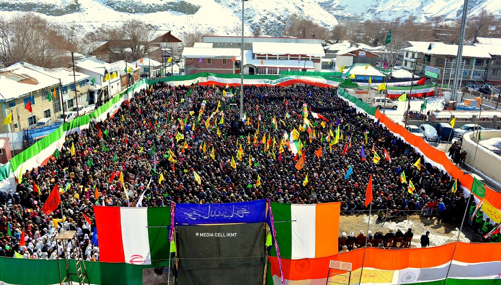 اسلامی انقلاب کی چالیسویں سالگرہ، کرگل میں عظیم محافل جشن و جلوس کا انعقاد+ تصاویر