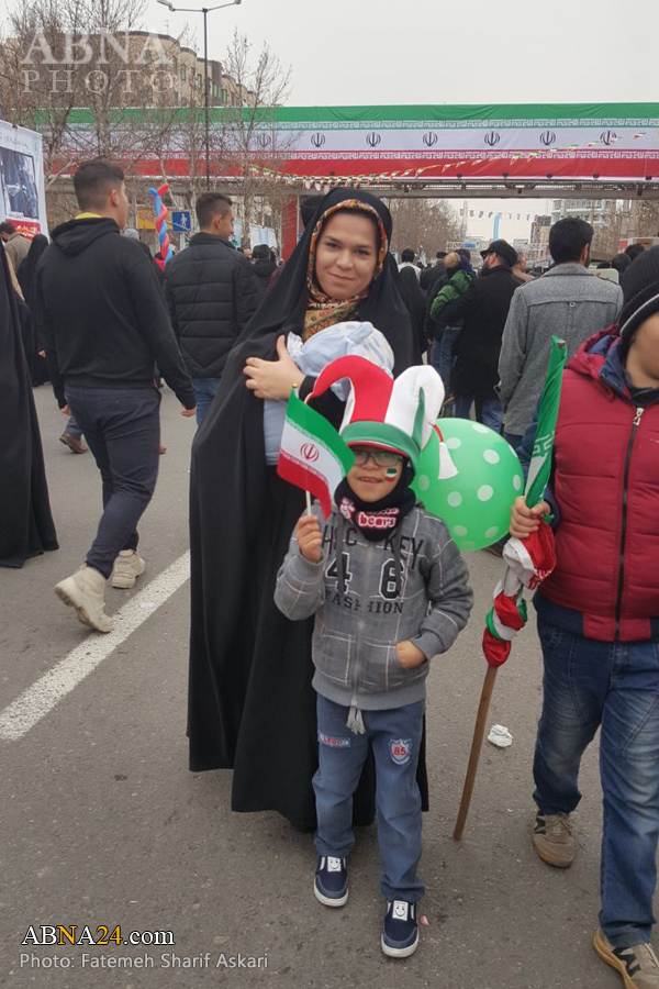 تقرير مصور/ مشاركة الاطفال في مسيرات انتصار الثورة الاسلامية 
