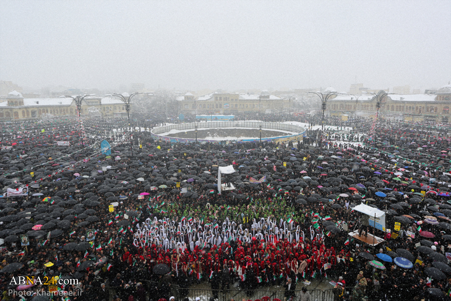Marcha da nação iraniana pelo 40º aniversário da vitória da Revolução Islâmica