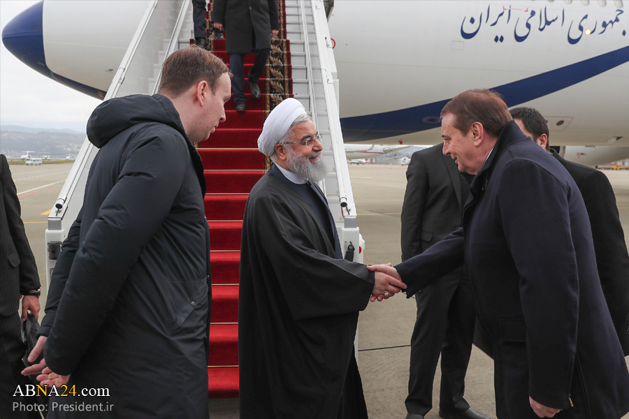 Iran's President arrives in Sochi, Russia