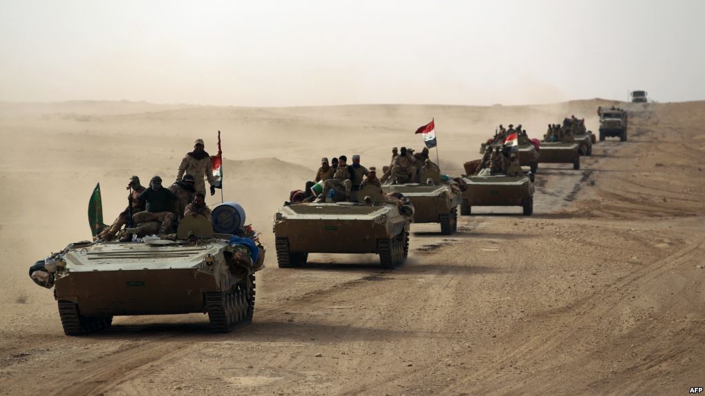 20 الف جندي عراقي يتأهبون على الحدود العراقية السورية 