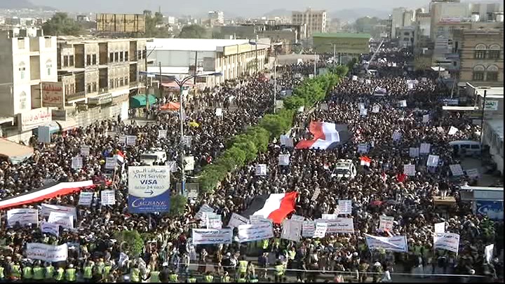 انطلاق المسيرة الجماهيرية تحت شعار" البراءة من الخونة" الأحد بالعاصمة صنعاء