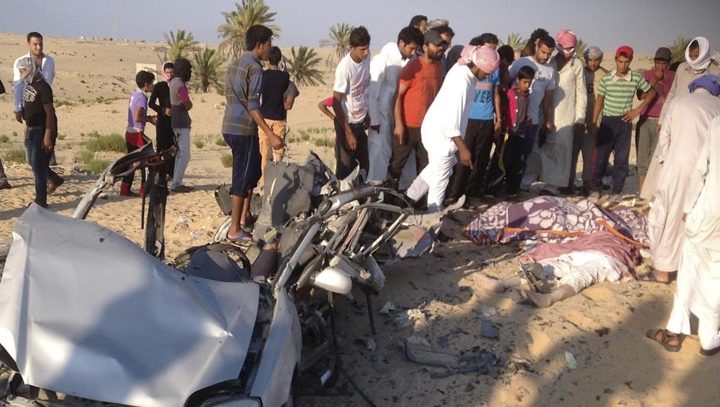 قتلى وجرحى من المسلحين والجيش المصري في سيناء