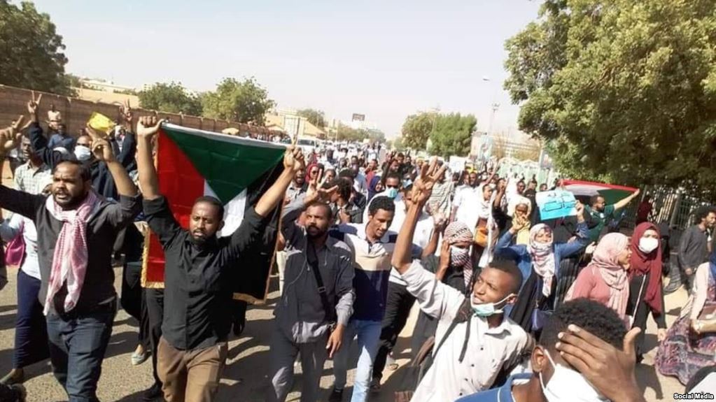 مقتل شخص خلال مظاهرة في مدينة الخرطوم السودانية