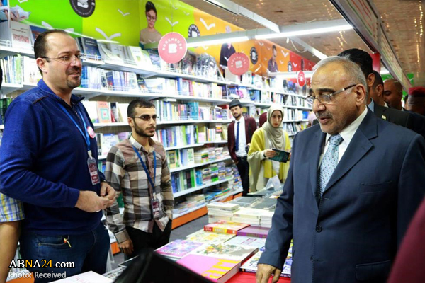 تقرير مصور/ رئيس وزراء العراق يحضر في معرض الكتاب الدولي ببغداد