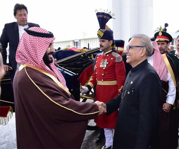 سعودی ولی عہد کو اعلیٰ ترین سول اعزاز ’نشان پاکستان‘ سے نوازا گیا + تصاویر