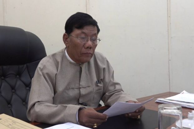 စည္ပင္ေရြးေကာက္ပြဲ၀င္ ကိုယ္စားလွယ္ေလာင္း ၁  ဦး ႏုတ္ထြက္ စည္ပင္ေရြးေကာက္ပြဲေကာ္မရွင္ဥကၠ႒ ဦးေအာင္ခိုင္