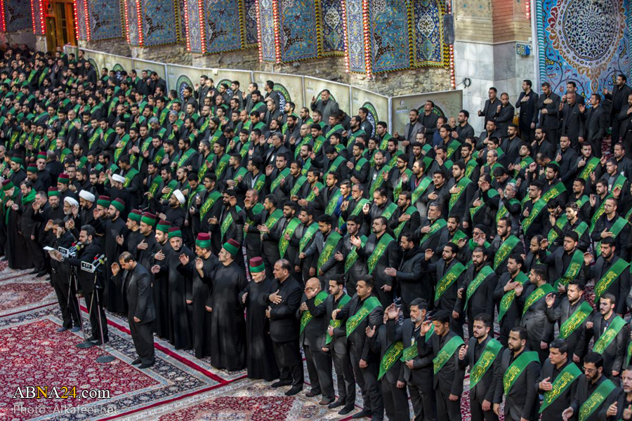 تقرير مصور/ خدام العتبتين المقدستين يحيون ذكرى وفاة السيدة الطاهرة "أم البنين" (ع)