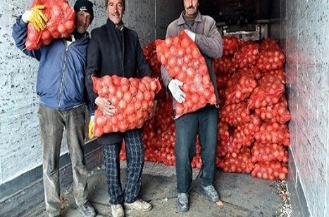 İran'dan Türkiye’ye soğan ihracatı sürüyor