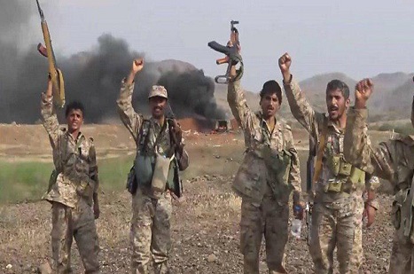 Yemenli güçler, Suudi silah TIR'ını imha etti