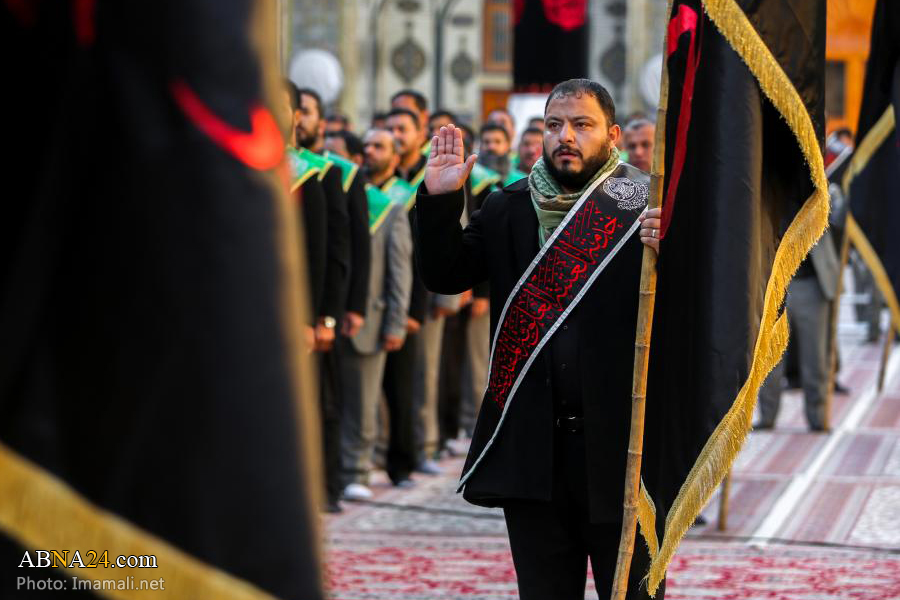 تقرير مصور/ منتسبو العتبة العلوية المقدسة يحيون ذكرى وفاة ام البنين (ع) 