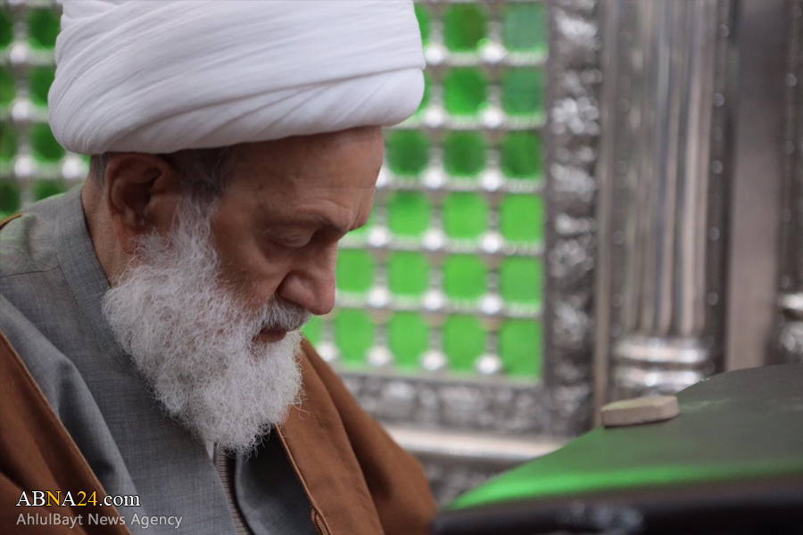 آیت اللہ شیخ عیسی قاسم کا حضرت امام خمینی(رہ) کے حرم میں حضور
