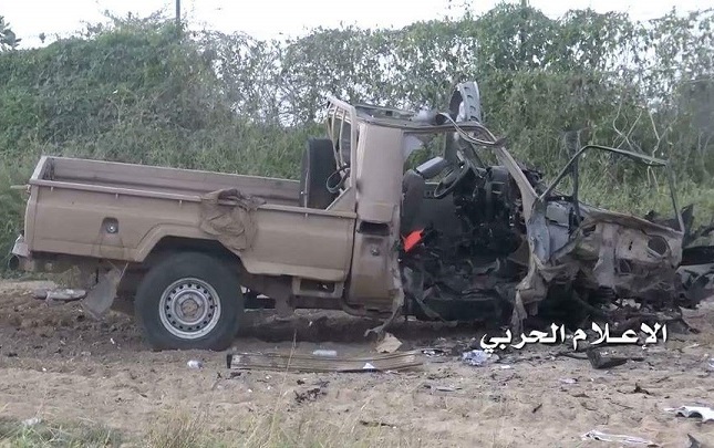 تدمير آليتين إحداهما محملة بالمرتزقة في "جيزان ونجران"