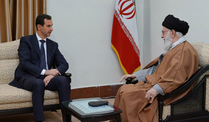 “Visita del presidente Bashar Al-Assad al Líder Supremo de la República Islámica de Irán”