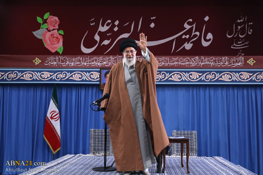 Photos: Panegyrists, Eulogists met with Imam Khamenei on Lady Fatima's (as) birth anniversary