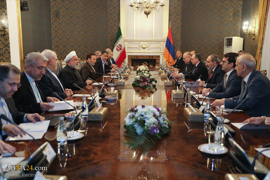 Pres. Rouhani: Iran always willing to cement ties with neighbours, esp. Armenia