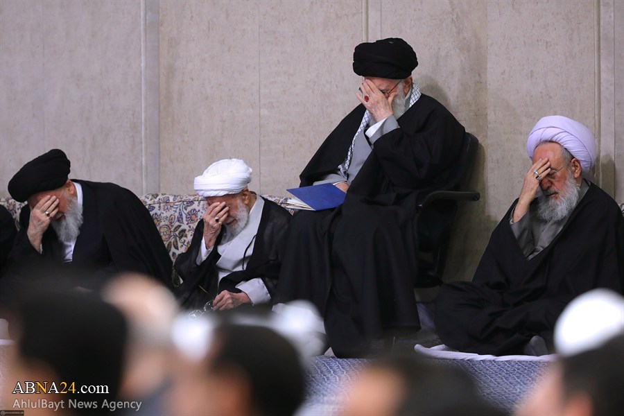Photos: Imam Khamenei attends memorial ceremony for late Ayatollah Momen