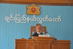 ခ်င္းျပည္နယ္လႊတ္ေတာ္ဒုဥကၠ႒ ရာထူးမွမႏုတ္ထြက္လွ်င္ စြပ္စဲြျပစ္တင္၍ တာ၀န္မွ ရပ္စဲရန္ ၫႊန္ၾကားထားဟုဆုိ
