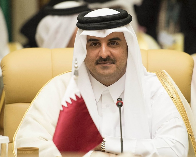 أمير قطر يدعو الى التهدئة بين "نيودلهي واسلام آباد"