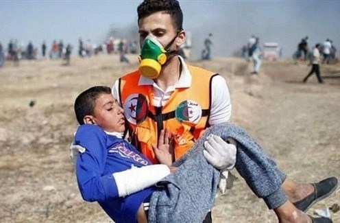 إصابات ثلاثة فلسطينيين خلال فعاليات الارباك الليلي شمال القطاع