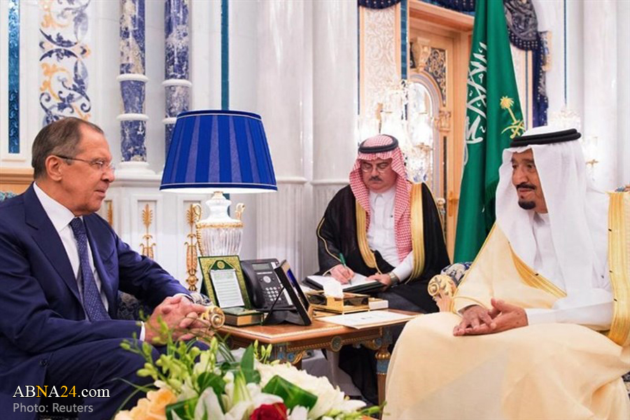 Saudi King meets Russian FM in Riyadh