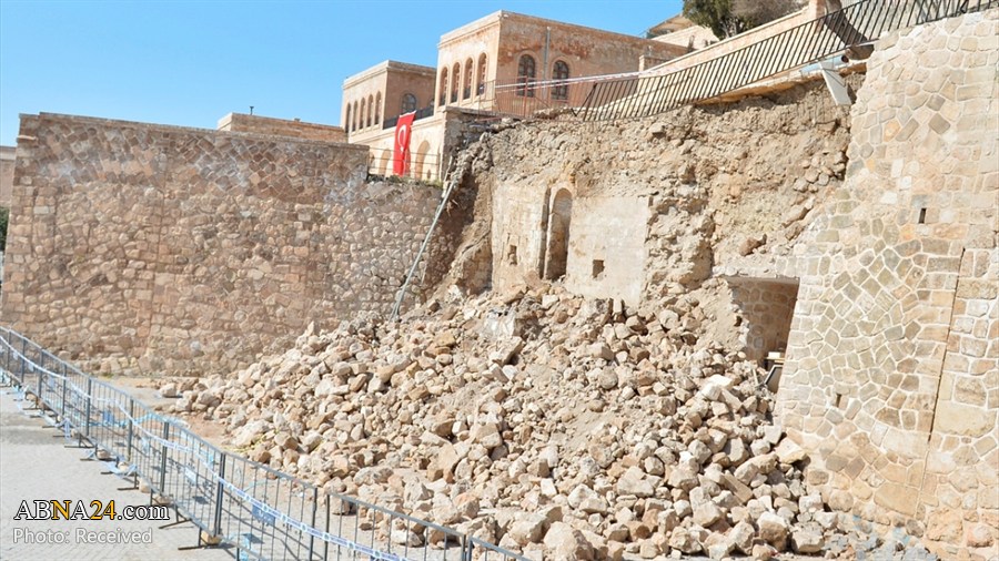 تقرير مصور/ اكتشاف بقايا مسجد في مدينة ماردين التركية