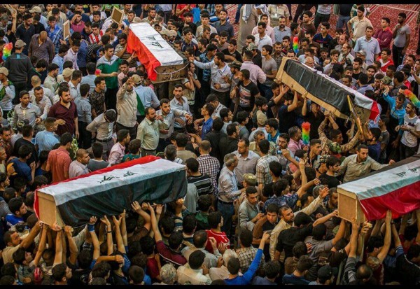 استشهاد مقاتلين في الحشد الشعبي بجرف النصر
