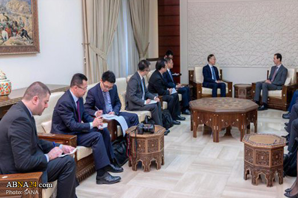 Chinese Assistant Minister of Foreign Affairs meets Syrian President