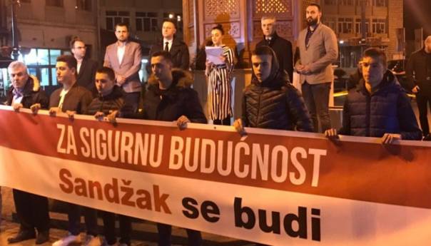 U Sandžaku održani protesti protiv negiranja genocida u BiH