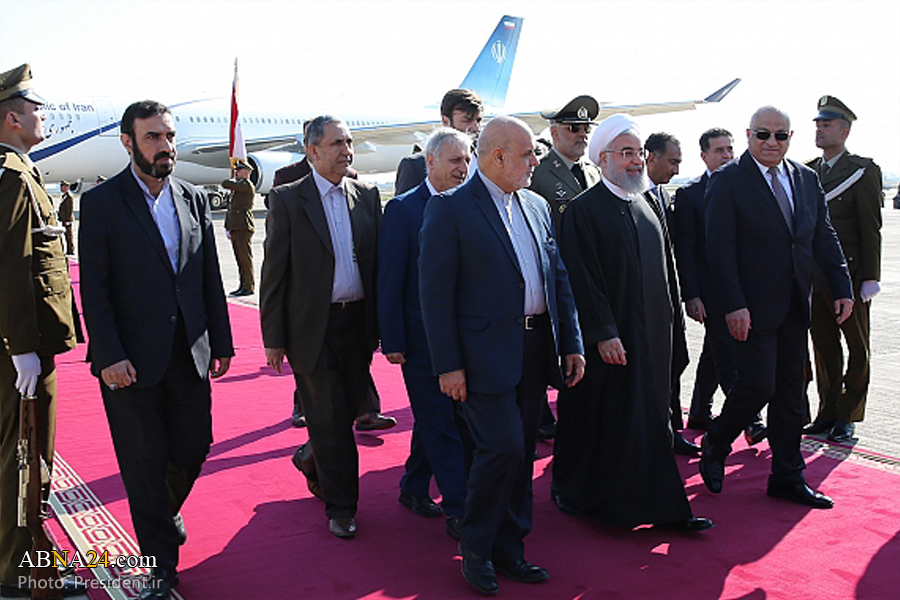 Iran's President arrives in Baghdad