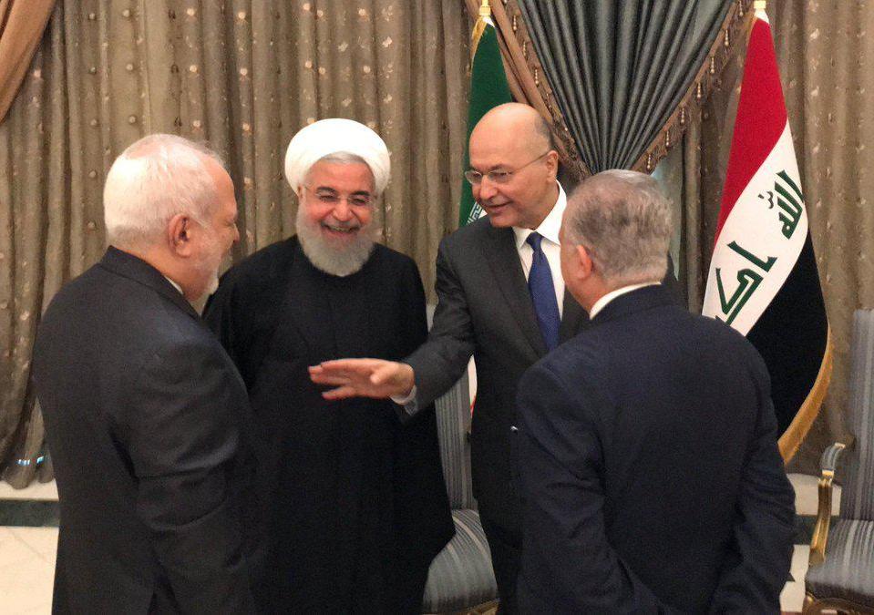 ظريف يلخص نتائج زيارة "الرئيس روحاني" للعراق في يومها الاول