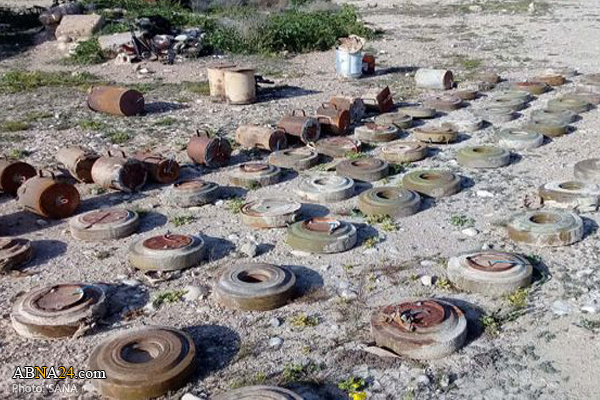 Syrian forces find mines, explosive devices left by Daesh in al-Sukhna, Palmyra