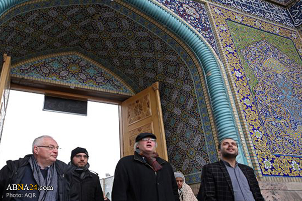 German scholars visit Imam Reza (AS) holy shrine