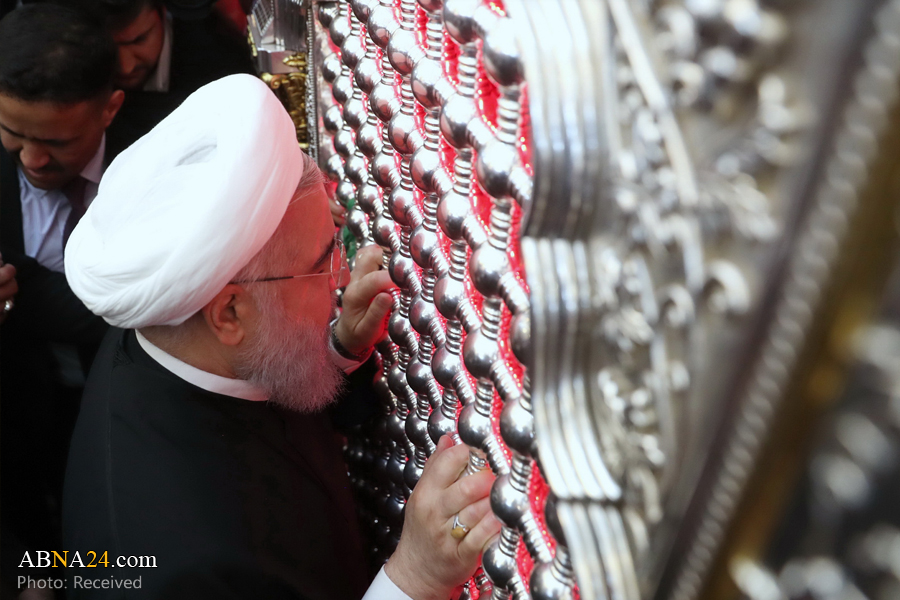 Photos: Iran's President makes pilgrimage to Imam Ali’s holy shrine