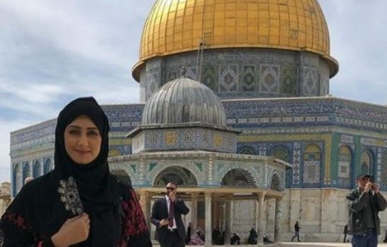 ممثلة بحرينية تثير غضبا عارما باعتبارها الأقصى "قبلة لليهود"!!