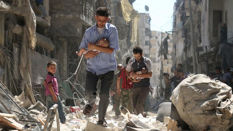 シリア危機で、３７万人の人々が死亡