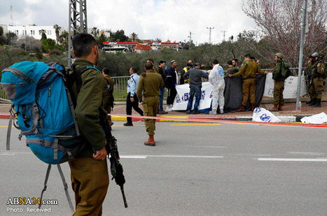غرب اردن میں فلسطینیوں کے حملے میں 6 صہیونی فوجی ہلاک و زخمی + تصاویر