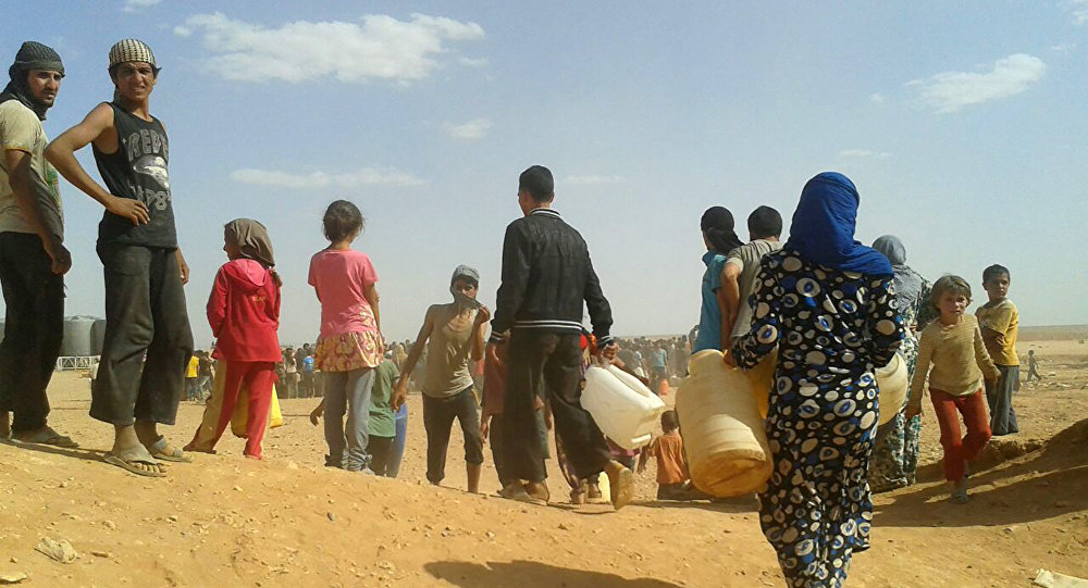 Pelo menos 5 crianças morreram no campo de refugiados Rukban nos últimos 10 dias