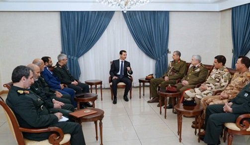 بشار الأسد يستقبل رئيسي الأركان "الإيراني والعراقي"