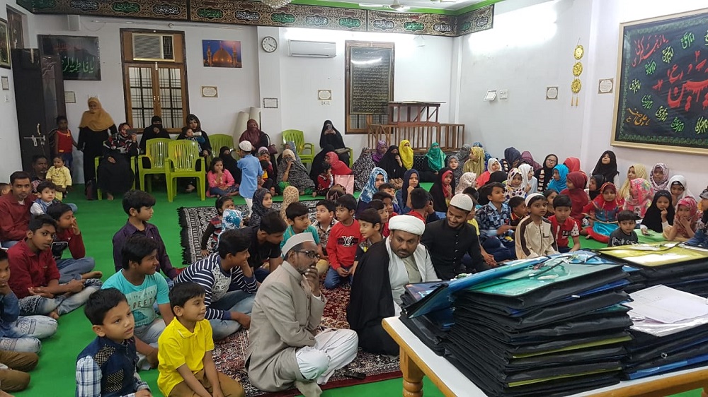 لکھنو؛ باقریہ درسگاہ کے زیر اہتمام بچوں کے تعلیمی مظاہرے اور تقسیم انعامات کی تقریب کا انعقاد+تصاویر
