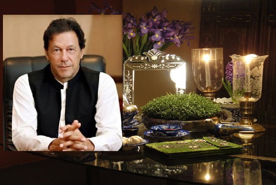 پاکستانی وزیراعظم کی جانب سے نوروز کی مبارکباد