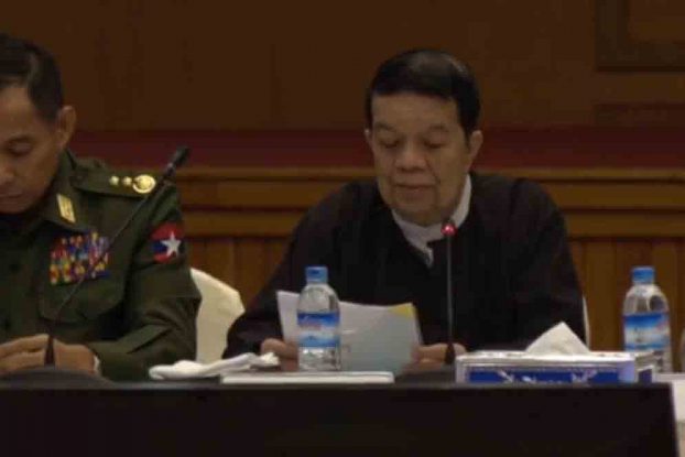 အျဖဴေရာင္နယ္ေျမရခိုင္ျပည္နယ္ ၿငိမ္းခ်မ္းလံုၿခံဳေရးအတြက္ ေဆာင္ရြက္ေနဟု ၿငိမ္းခ်မ္းေရး ေကာ္မရွင္ေျပာ