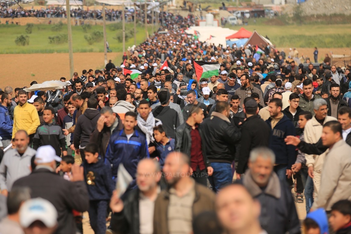 غزة: استعدادات للمشاركة في الجمعة الـ51 لـ"مسيرات العودة على الحدود"