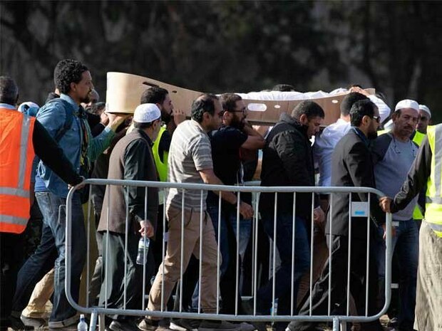 نیوزی لینڈ میں سانحہ کرائسٹ چرچ کے 26 شہداء سپرد خاک