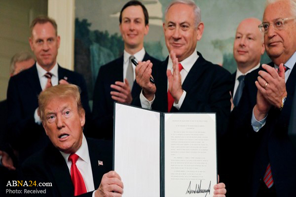 Trump signs US recognition of Golan Heights as Israeli territory